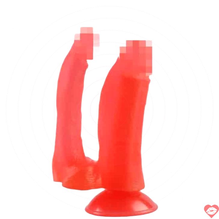 Jaga-Jaga No8 double dildo đỏ 17cm đôi cực sướng 