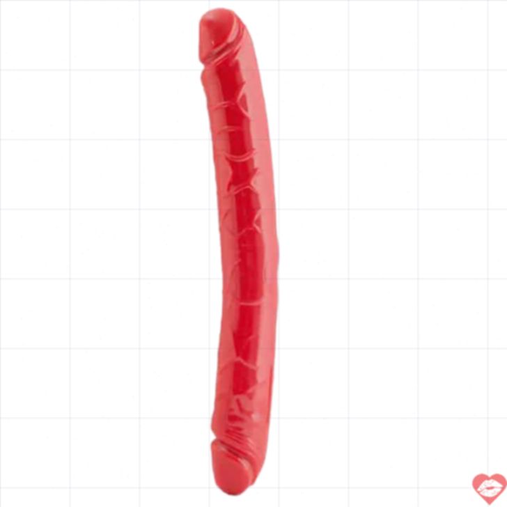 Dildo Đôi Toyfa Đen Đỏ 31cm Lớn 4.2cm Phá Đảo Khoái Cảm 