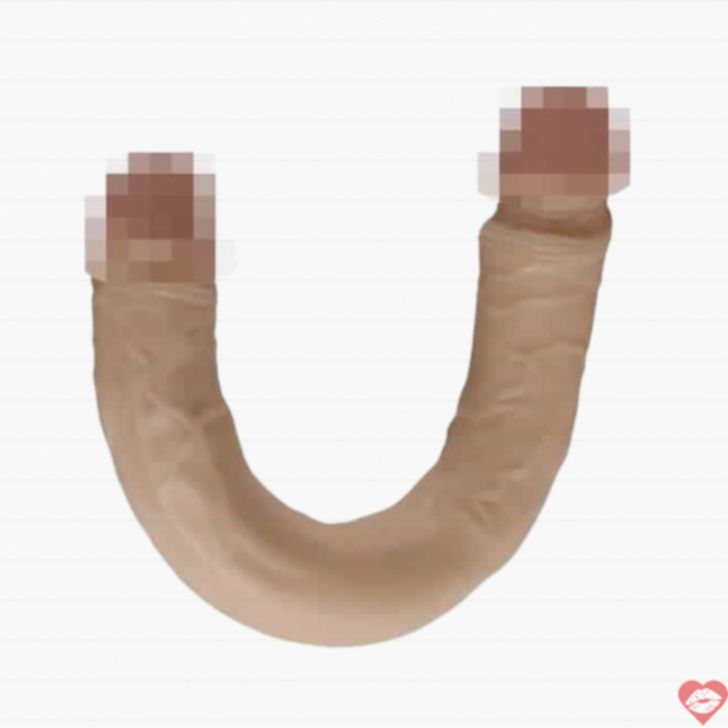 Dildo Double Real TPE 39cm Chia Sẻ Vui Thực Tế Gần Gũi 