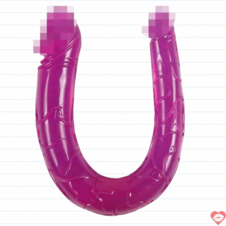 Hot Planet Clementine Double Dildo 40cm Hồng Khoái Cảm Đôi Đỉnh 