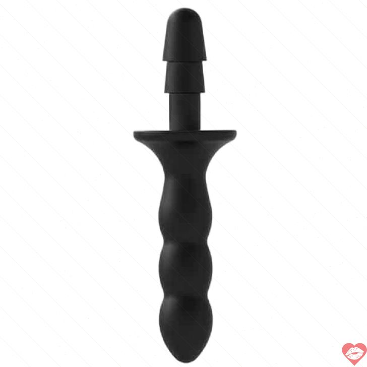 Doc Johnson Vac-U-Lock Grip Đen Strap-On Chắc Tay 