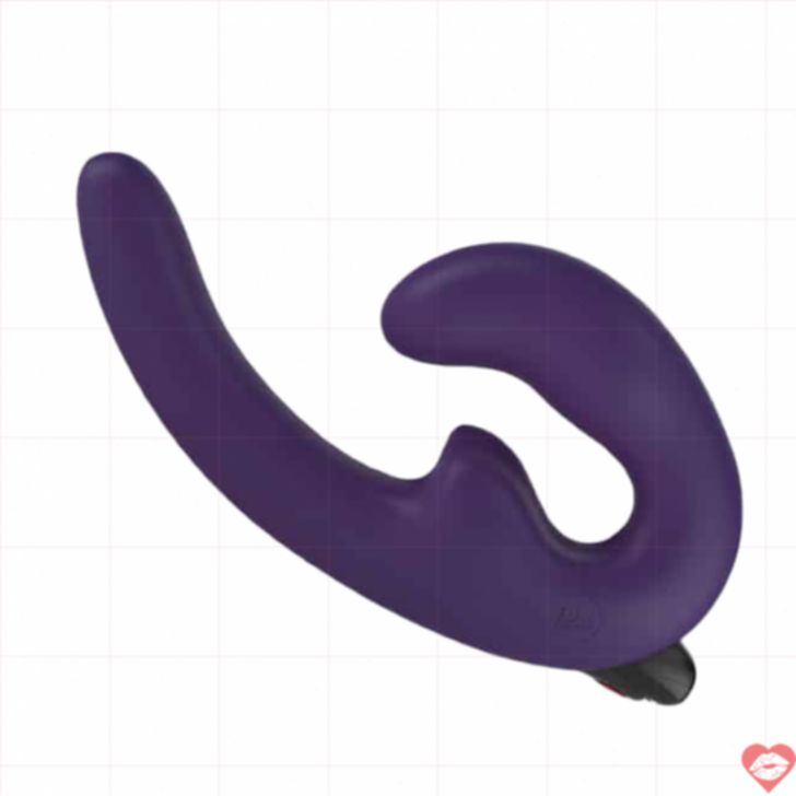 Fun Factory ShareVibe Strap-On Tím Rung Cặp Đôi 