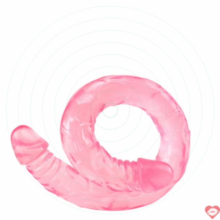 Dildo Đôi Hồng 55cm Dài Cặp Đôi Mãnh Liệt 