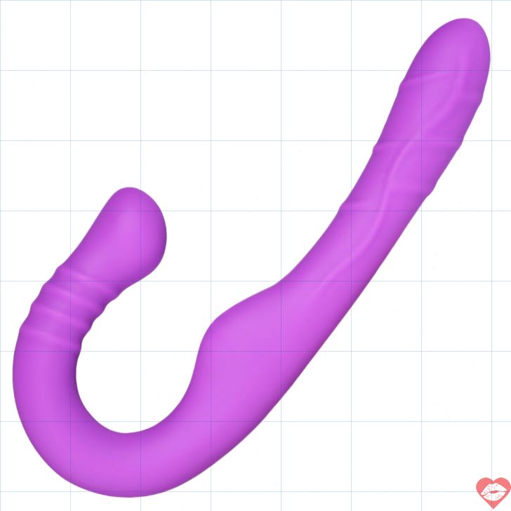 dildo đeo không dây đầu đôi Hook Double tự do 
