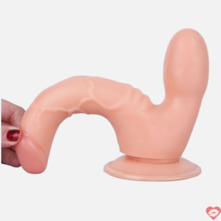 Dildo Double Penis G-Spot Cong Linh Hoạt Đa Khoái 