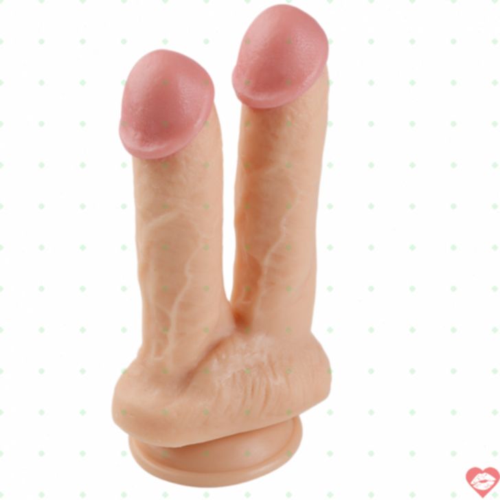 Dildo kép hút gân double penetration chân thực 