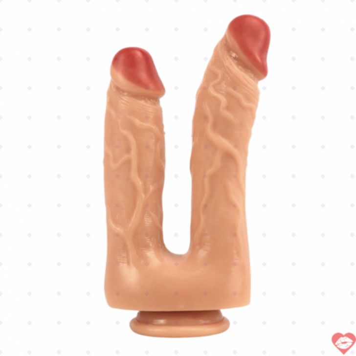 Dildo Đôi Silicon 21cm Mềm Thực Siêu Đẹp 