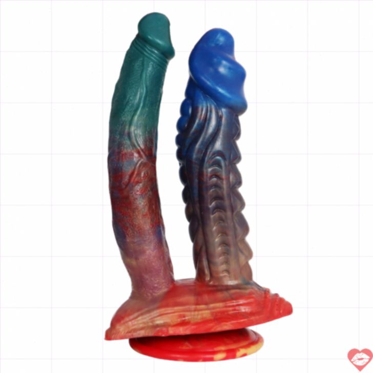 Dildo Khủng 23cm Đâm Đôi Đa Năng Thỏa Mãn Cuồng Nhiệt 