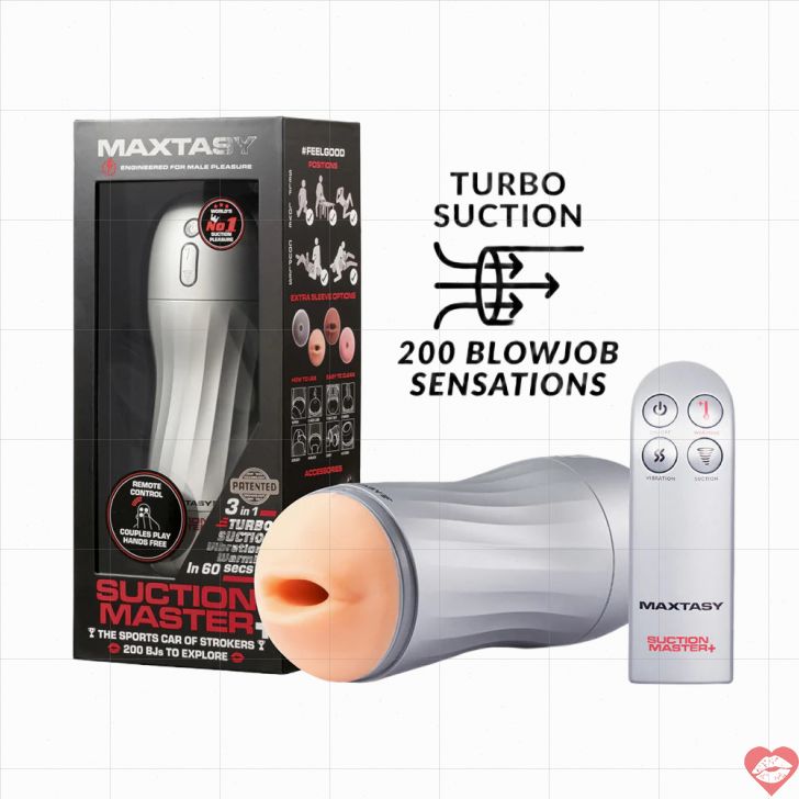 Maxtasy Suction Remote Hút Mạnh Tự Do Rung Điên Cuồng 