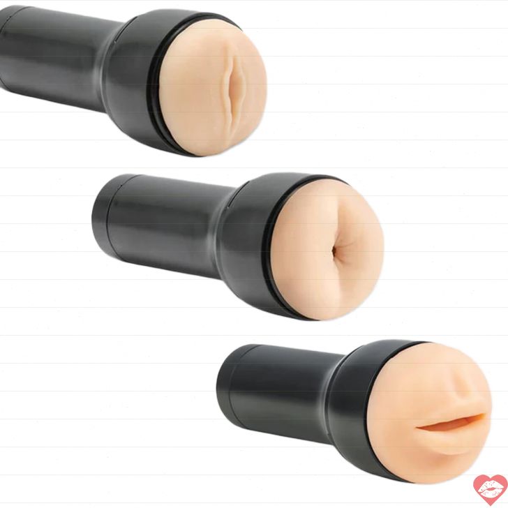 KIIROO Stroker Set 3 Lỗ Thực Tế Âm Hậu Miệng 