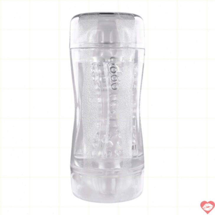 Gender X Double Stroker Trong Suốt Chọn Lỗ Đa Dạng 
