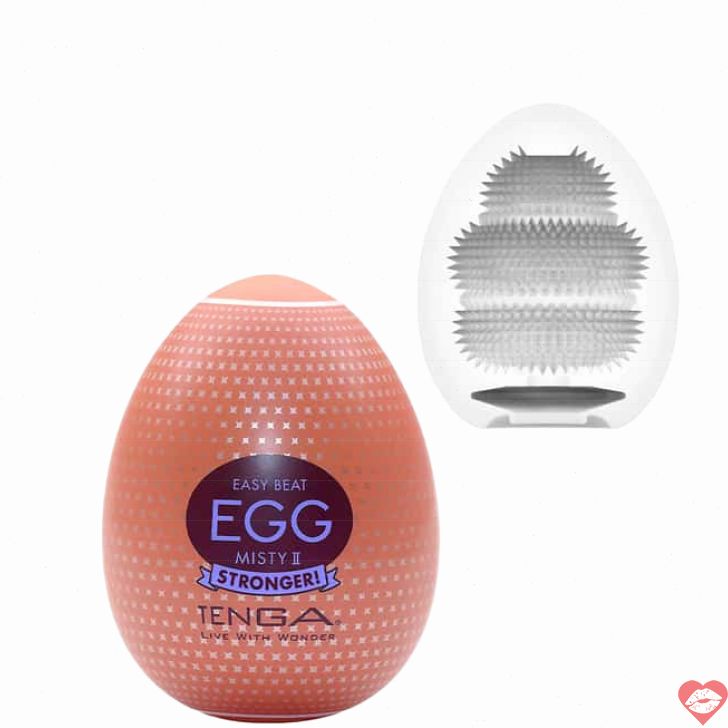 Tenga Egg Hard-Boiled Misty II trắng compact