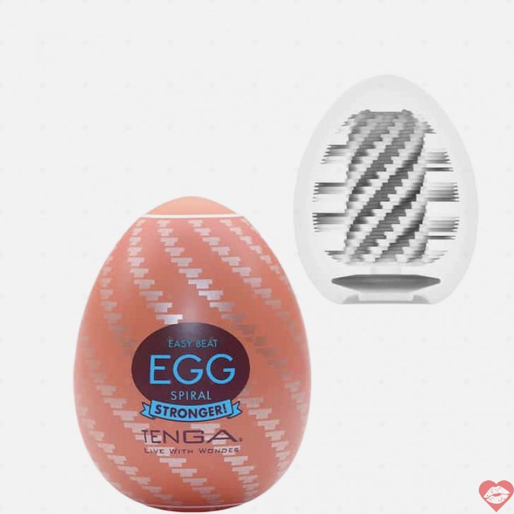 Tenga Egg Spiral Trứng Trắng Siêu Bền Mạnh