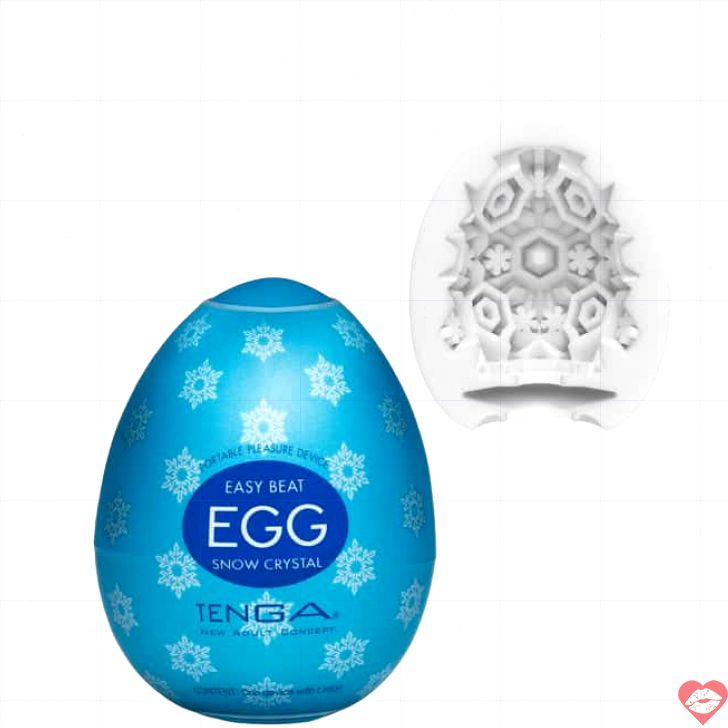 Tenga Egg Snow Crystal Trắng Lạnh Siêu Mới