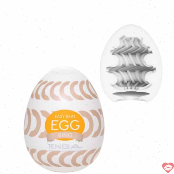 Tenga Egg Wonder Ring Trứng Trắng TPE 6.1cm Bất Ngờ