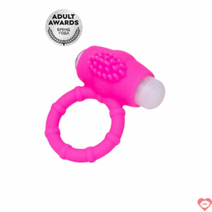 Toyfa A-Toys Cock Ring Hồng Silicone Rung Tăng Cường