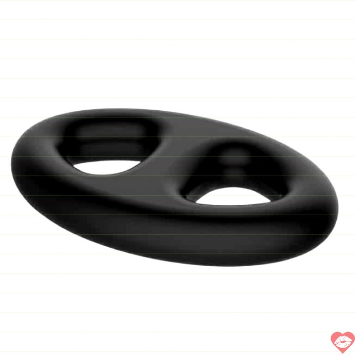 Baile CrazyBull Ring Silicon Đen Đôi