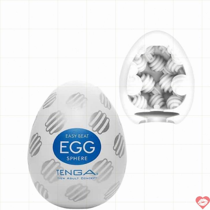 Tenga Egg Sphere Trứng Trắng Siêu Bóp
