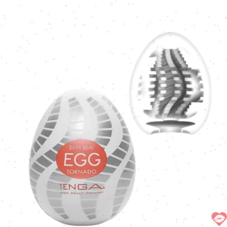 Tenga Egg Tornado Trắng - Xoáy Cuồng Nhiệt Nhỏ Giọt