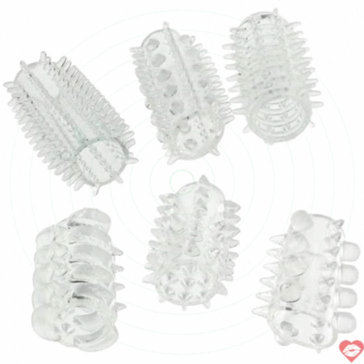 Bộ nasada dương vật Toy Joy Power Sleeve 6 món tăng cương
