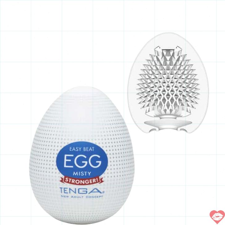 Tenga Egg Hard-Boiled Misty Trắng Boiled