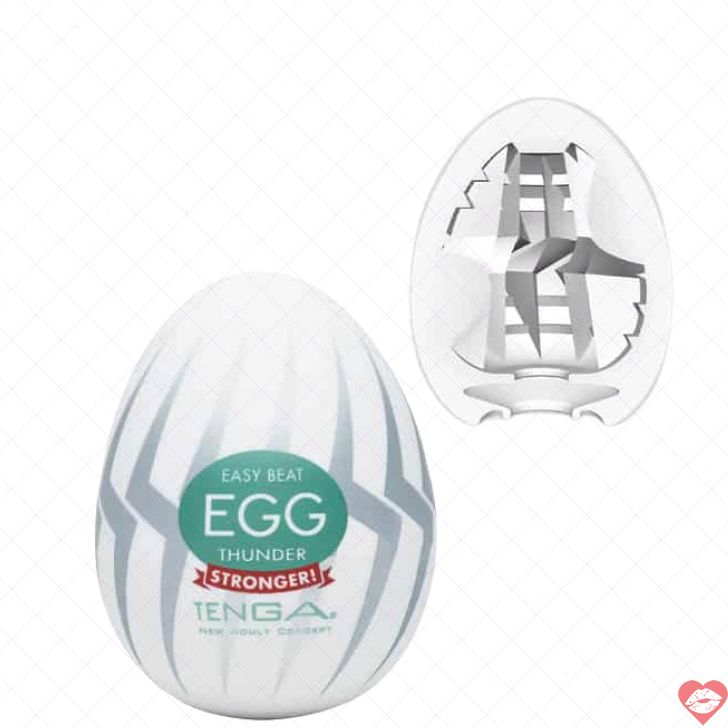 Tenga Egg Hard-Boiled Thunder Trứng Sét Trắng