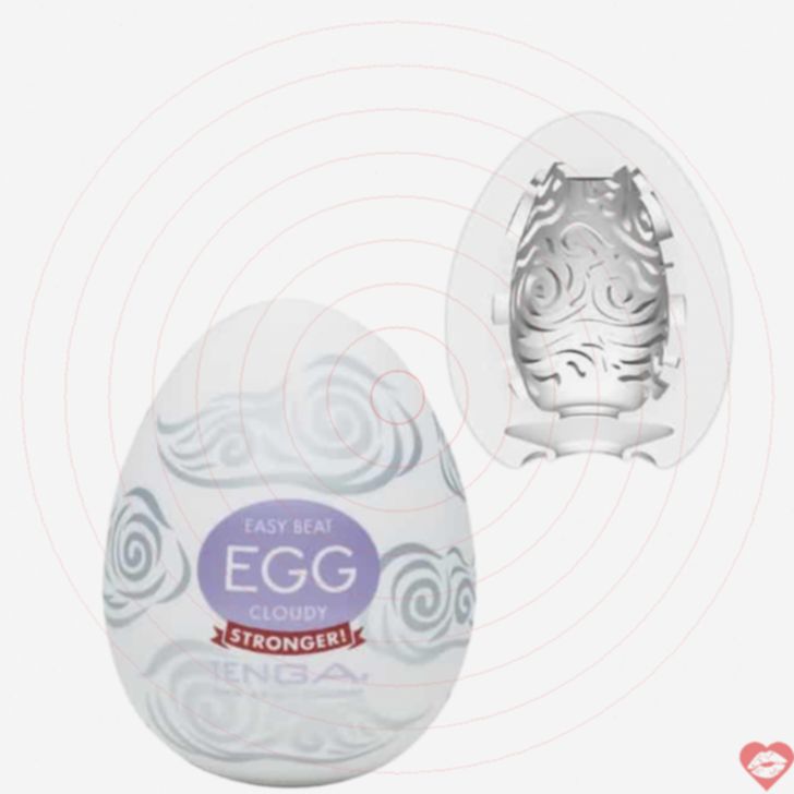 Tenga Egg Hard-Boiled Cloudy Trứng Mút Siêu Cứng