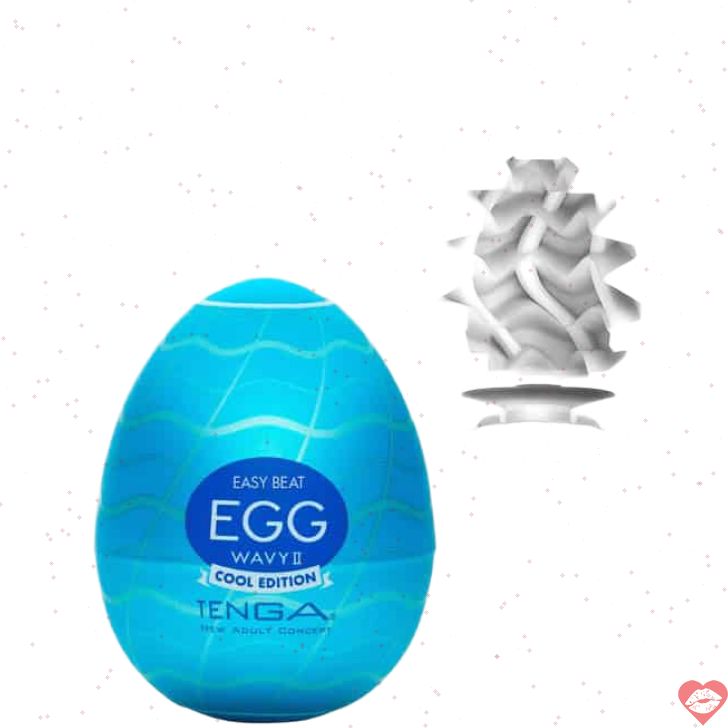 Tenga Egg Wavy Cool Trứng Rung Lạnh Thỏa Mãn