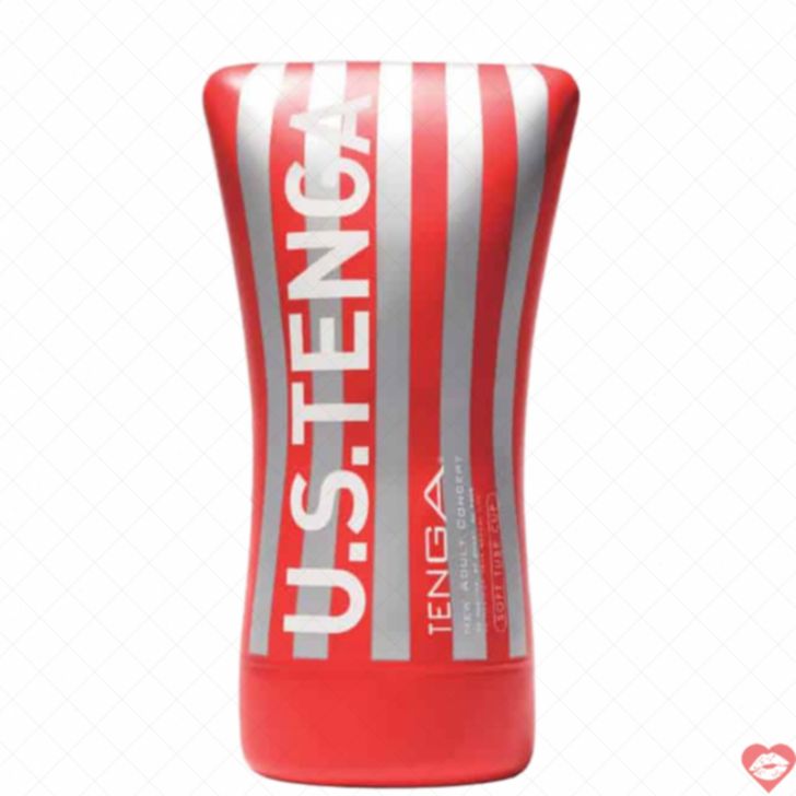Tenga Soft Tube Cup đỏ lớn mềm mại kích thích mạnh