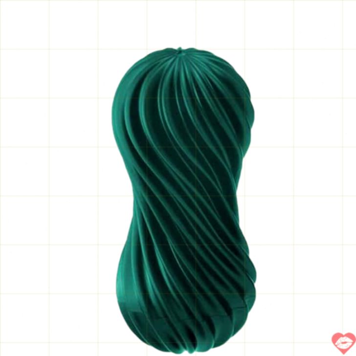 Tenga Flex Fizzy Xanh TPE 17.6cm Sợi Ống Mạnh