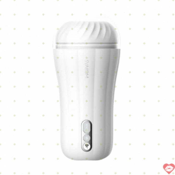 Vibro Masturbator Svakom Robin Trắng Mút Sâu