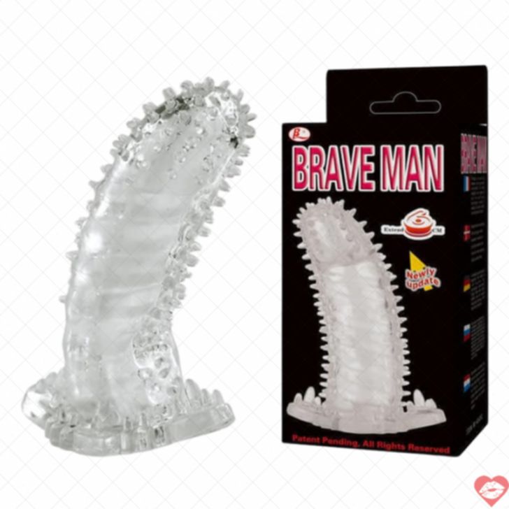 Nasádka Baile Brave Man TPR Trong Suốt Đầu To Élastique
