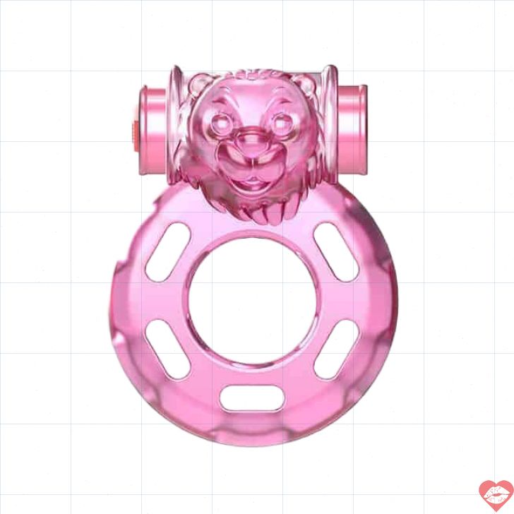 Baile Bear Ring Rung Hồng 1.8cm TPR Dễ Dãn Mạnh