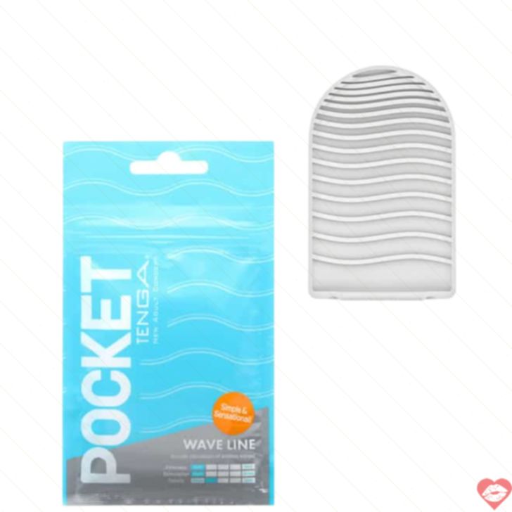 Tenga Pocket Wave Line xanh mini tự sướng tiện lợi