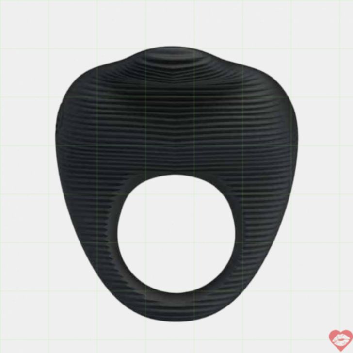 Pretty Love Vibrating Ring Đen Kích Thích Âm Hạch Đôi
