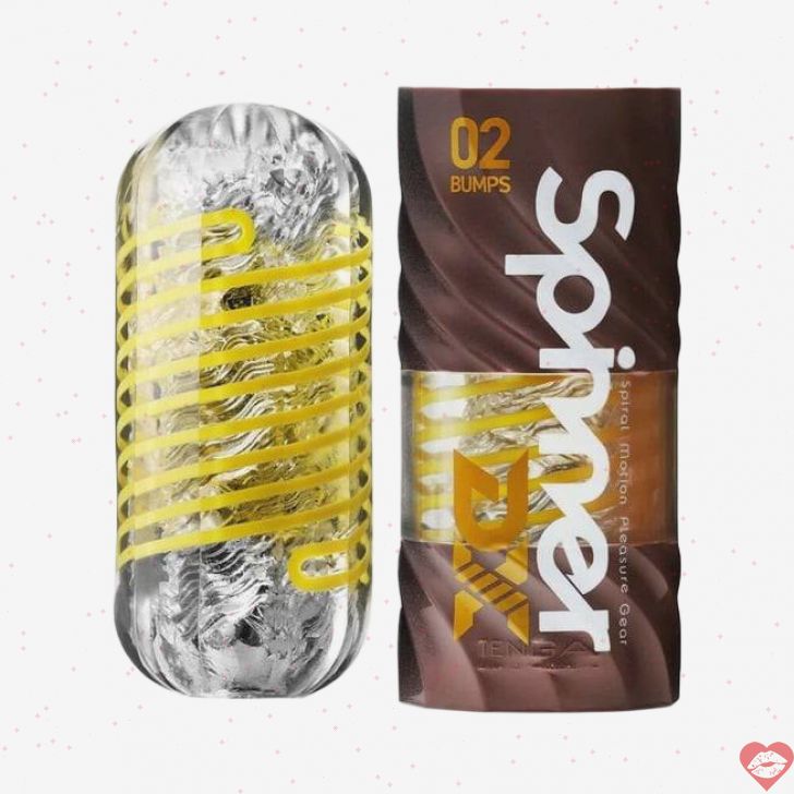 Tenga Spinner DX Bumps Vàng TPE 13cm Siêu Dày