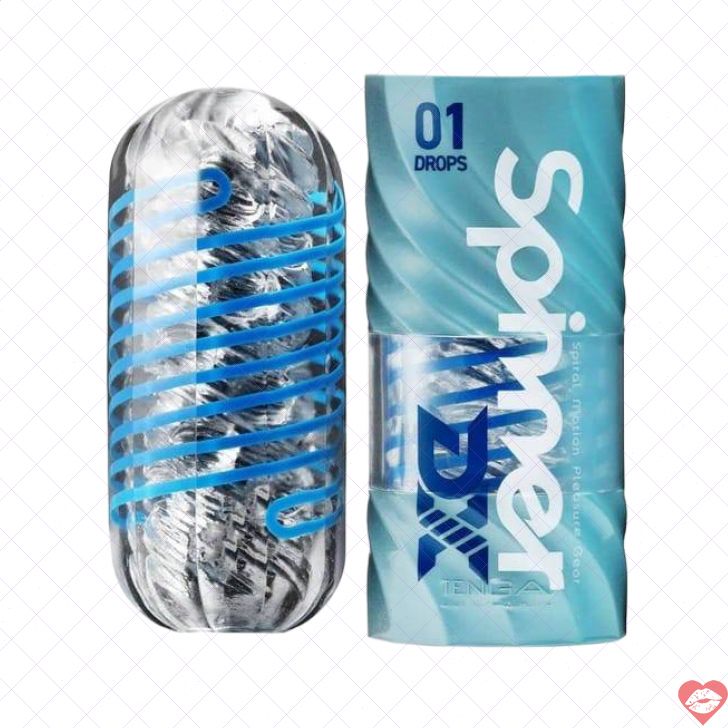 Tenga Spinner DX Drops Xanh 5.8cm Quay Siêu