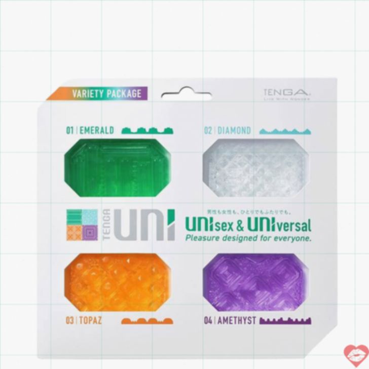 Tenga Uni Variety Pack 4pc Masturbator Cặp Đôi