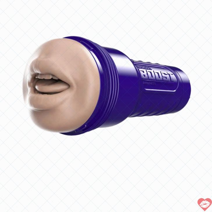 Fleshlight Boost Blow Masturbator Miệng Siêu Thực Blue