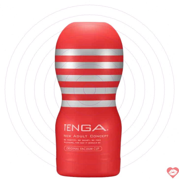 Tenga Vacuum Cup Đỏ Hút Siêu Mạnh 15.5cm