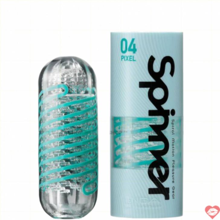 Masturbator Tenga Spinner Pixel Xoáy Siêu Sướng TPE