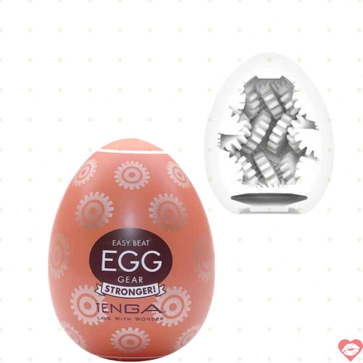 Tenga Egg Hard-Boiled Trứng Cứng Gear Siêu Chặt
