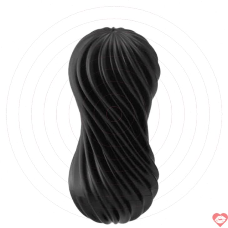 Tenga Flex Rocky đen xoáy mạnh TPE siêu sướng