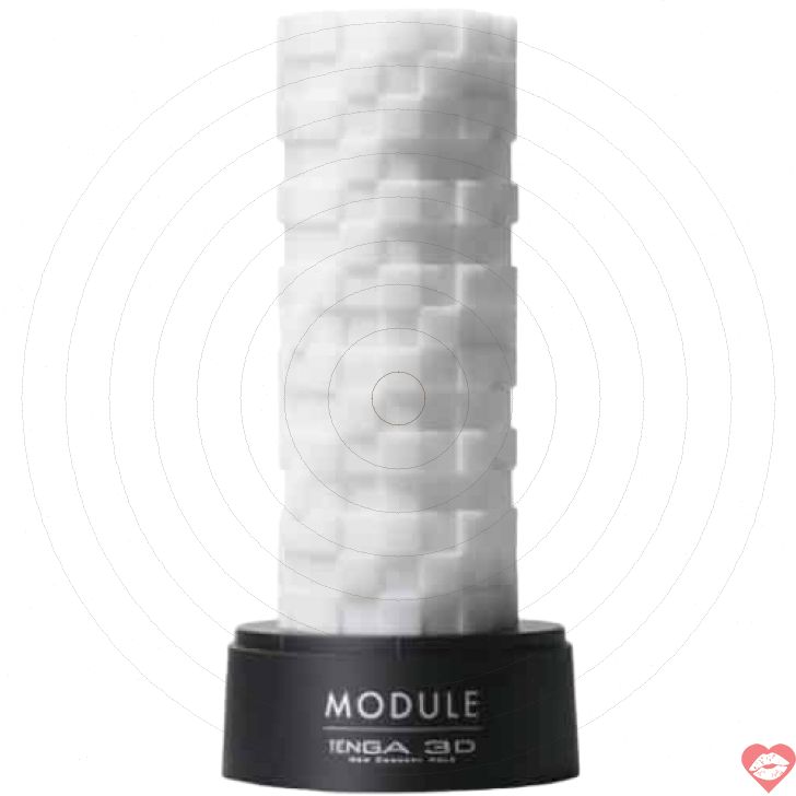 Masturbator Tenga 3D Module Trắng Siêu Thực 11.6cm