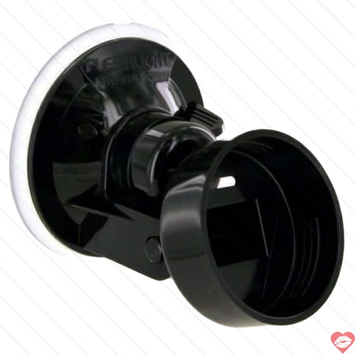 Fleshlight Shower Mount Đen Kẹp Tường Tắm Không Tay