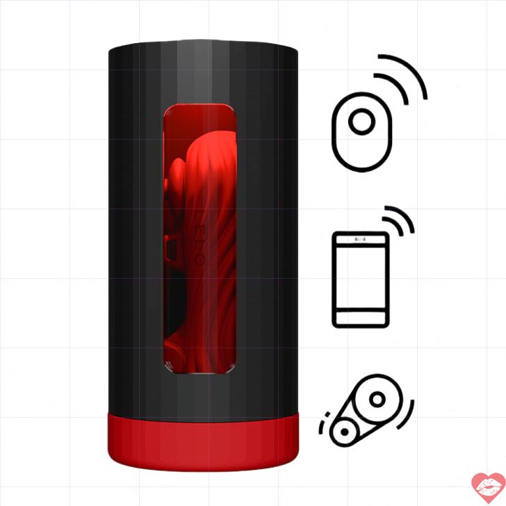 Lelo F1S V3 Máy Bay Đỏ XL Silicon Thực Tế 15.4cm