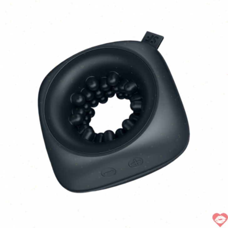 Satisfyer Ring Rung Đen 9cm Siêu Thỏa
