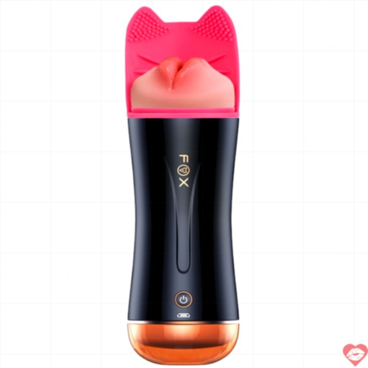 Masturbator Fox Blowjob đôi chế độ bú siết chặt
