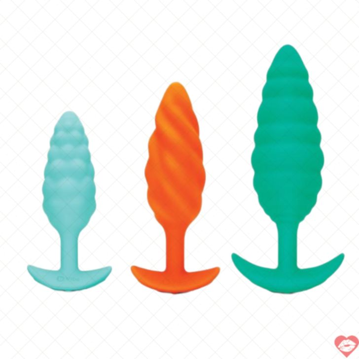 b-Vibe Plug Gợn Sóng Pồi Mông Nhiều Size Cực Cảm 