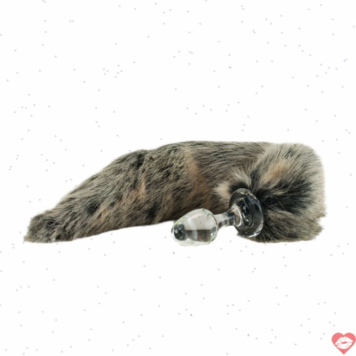 Đuôi Wolf Minx Xám Crystal Sang Gợi Cảm 